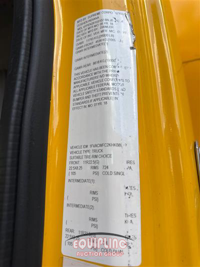 2019 Freightliner M2 4X2 S/A 26FT NON CDL BOX TR