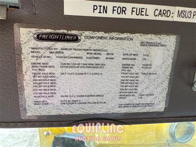 2019 Freightliner M2 4X2 S/A 26FT NON CDL BOX TR