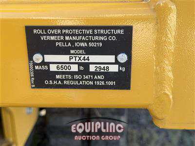 2026 Vermeer PTX44 RIDE ON TRACK PLOW/TRENC