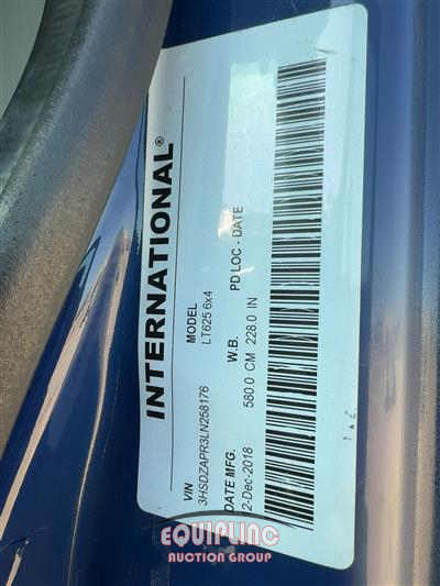 2020 International LT625 6X4 T/A SLEEPER TRUCK TR