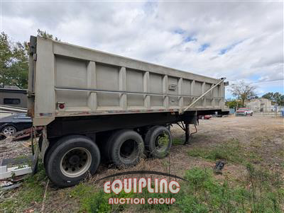 2001 East 28FT TRI/A END DUMP TRAILER