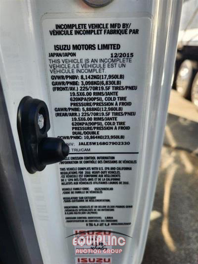 2016 Isuzu NQR