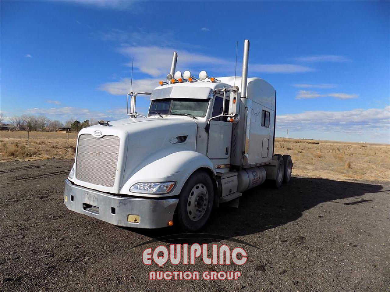 2007 Peterbilt 386 T/A 6X4 SLEEPER TRUCK TRAC