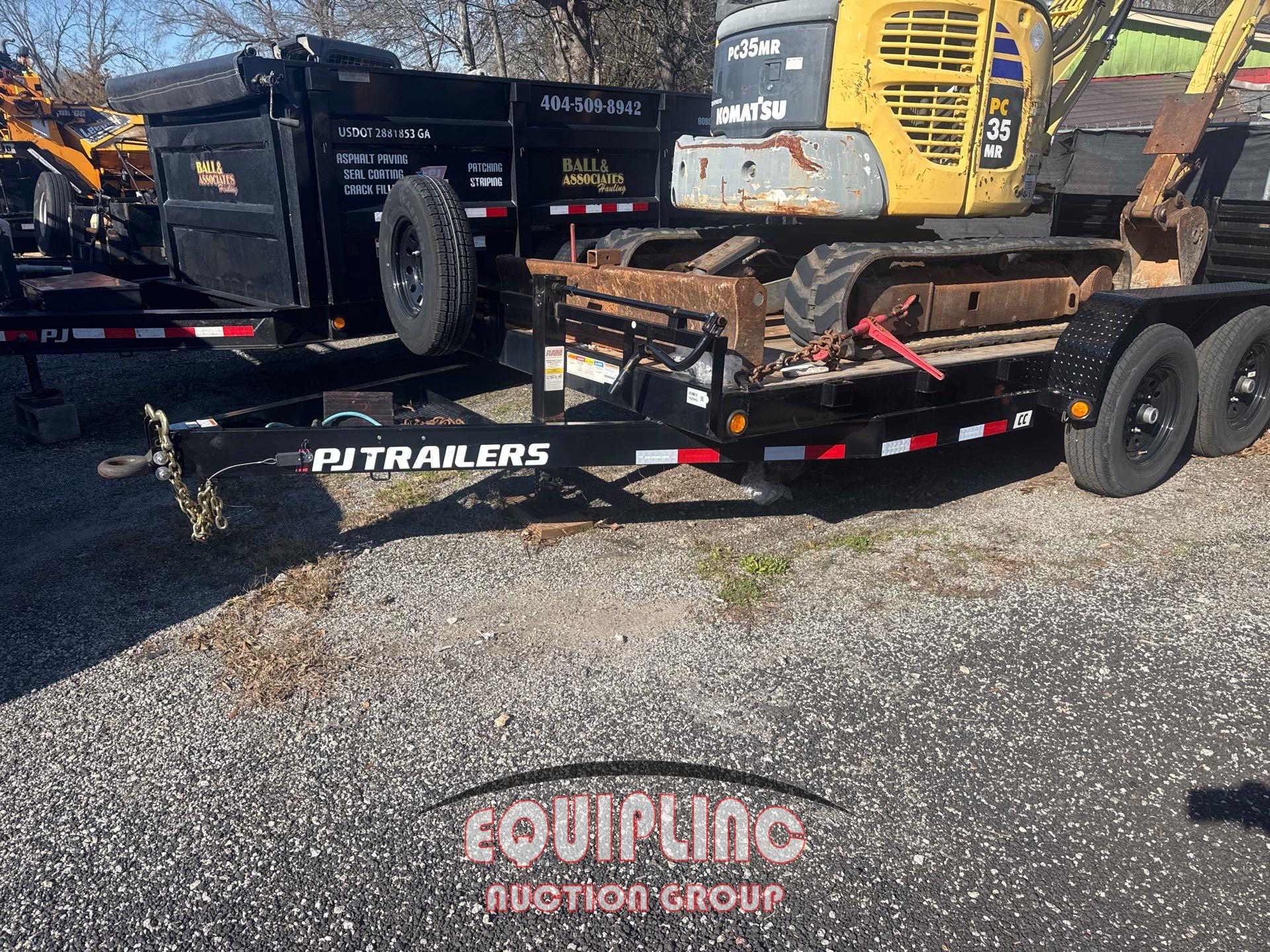 2025 PJ CC162 T/A 16FT EQUIPMENT TRAIL