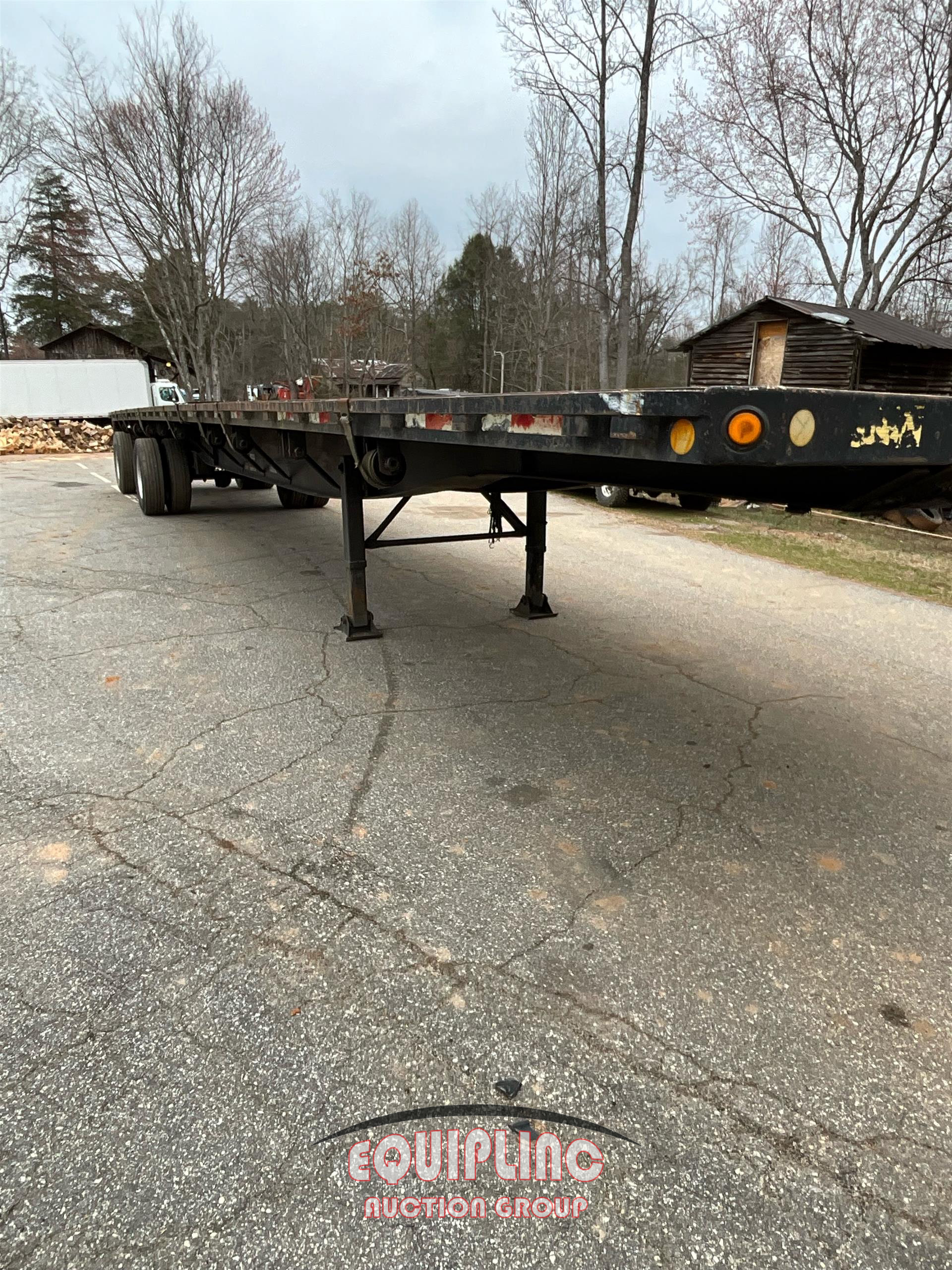 2000 Lufkin FL-II T/A FLATBED TRAILER