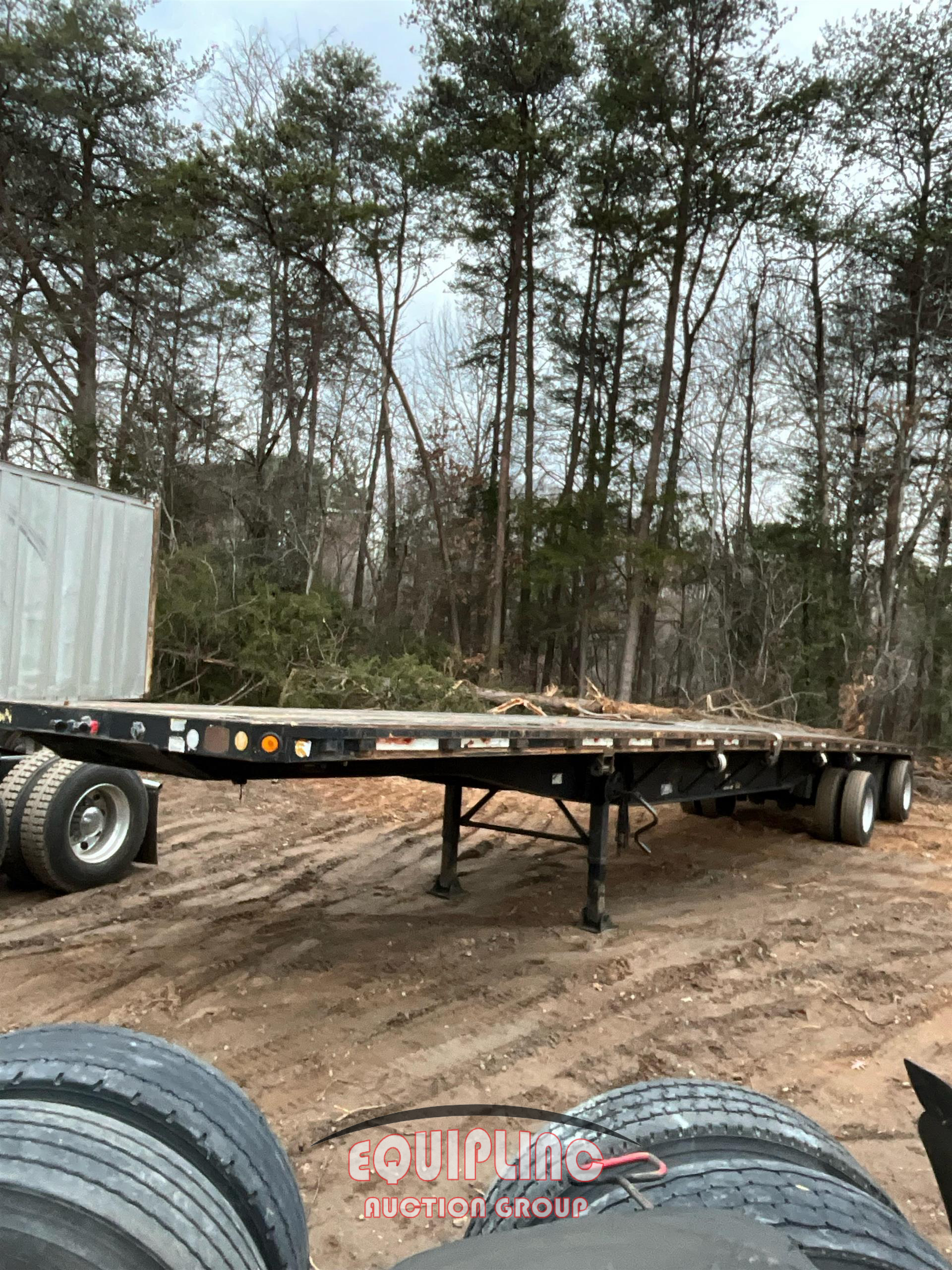 2000 Lufkin FL-II T/A FLATBED TRAILER