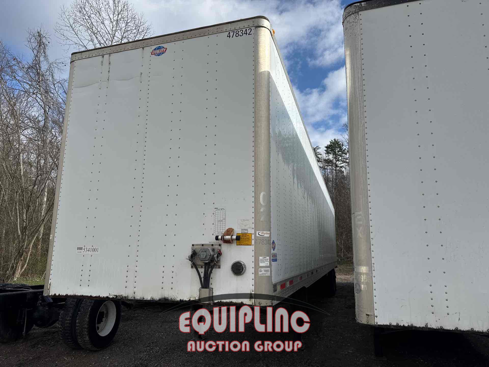2013 UTILITY TRAILER MANUFACTURER VS2DX T/A DRY VAN TRAILER