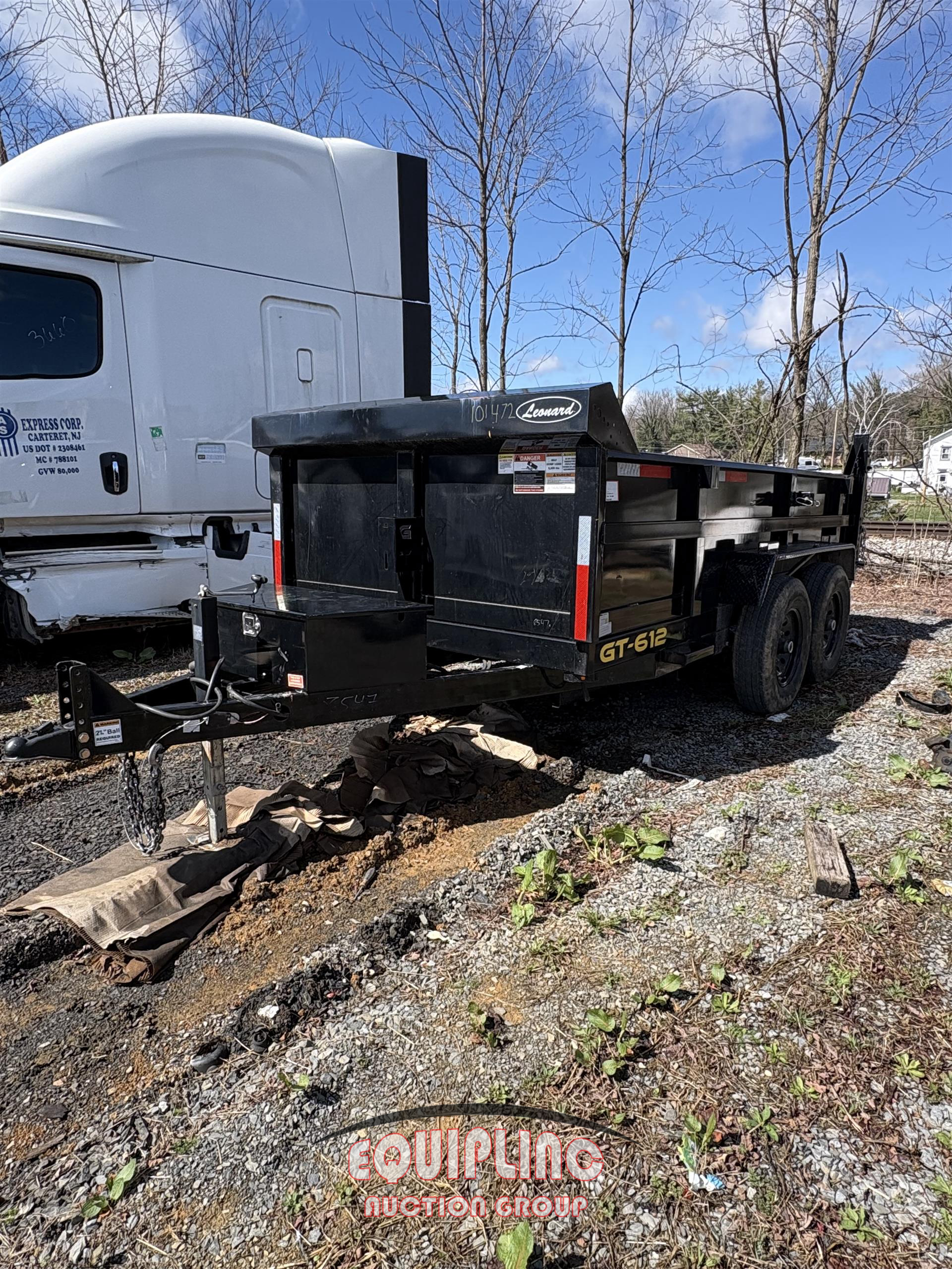 2024 CHUBBS GT-612/60 1T/A 2FT DUMP TRAILE