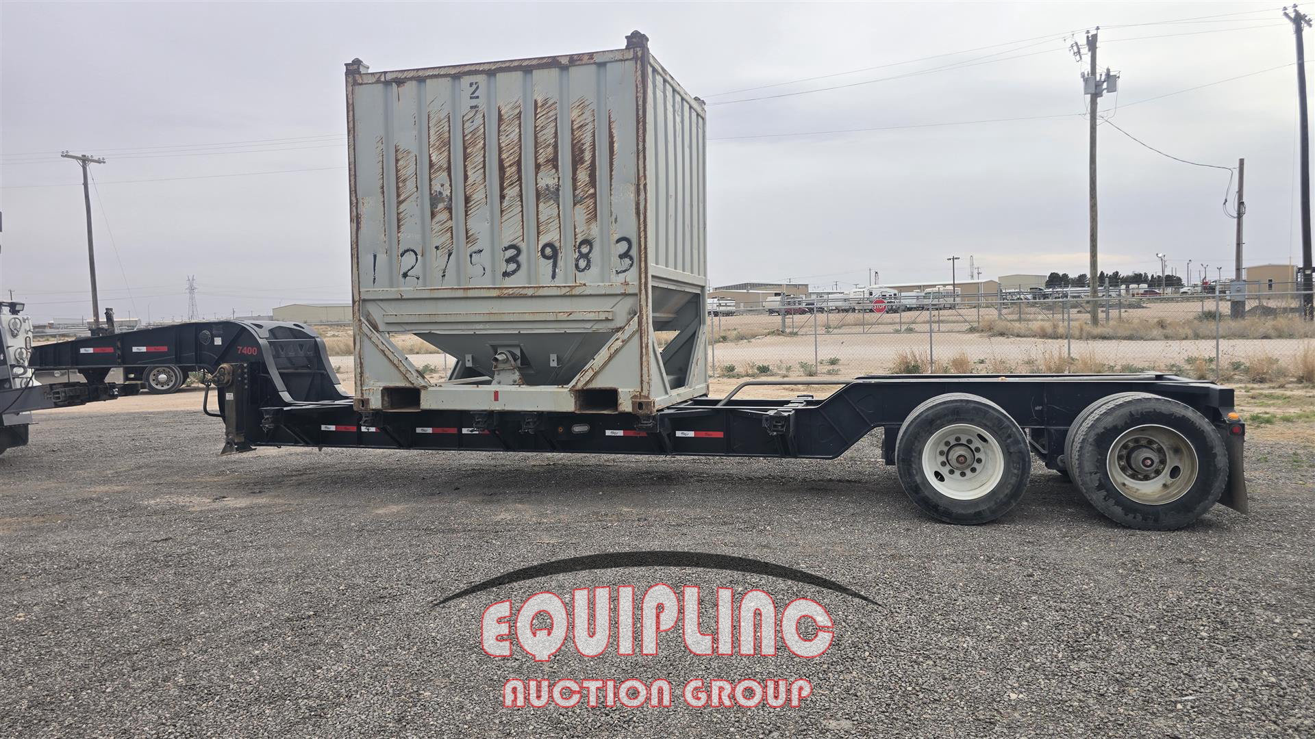 2023 Semiremolques El Paisano T/A SAND BOX CHASSIS TRAILER