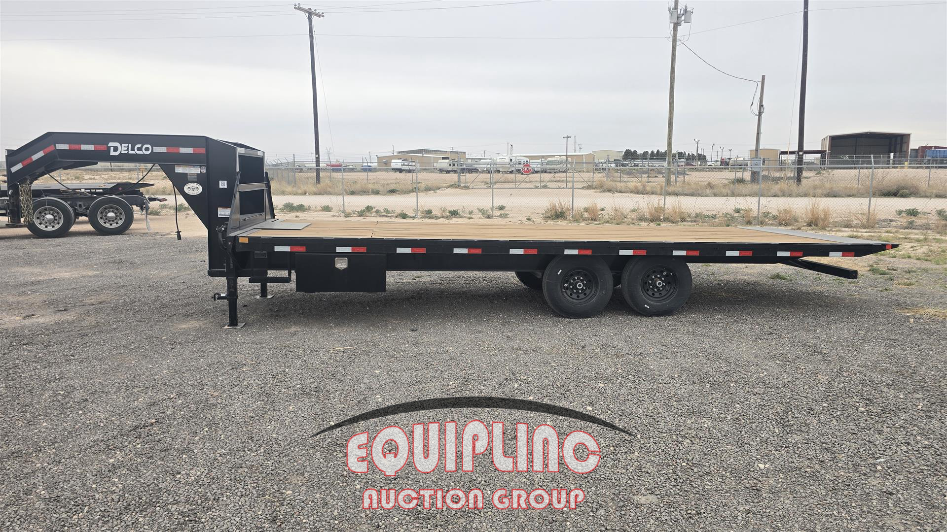 2025 DELCO T/A 24FT GOOSENECK TILT DECK