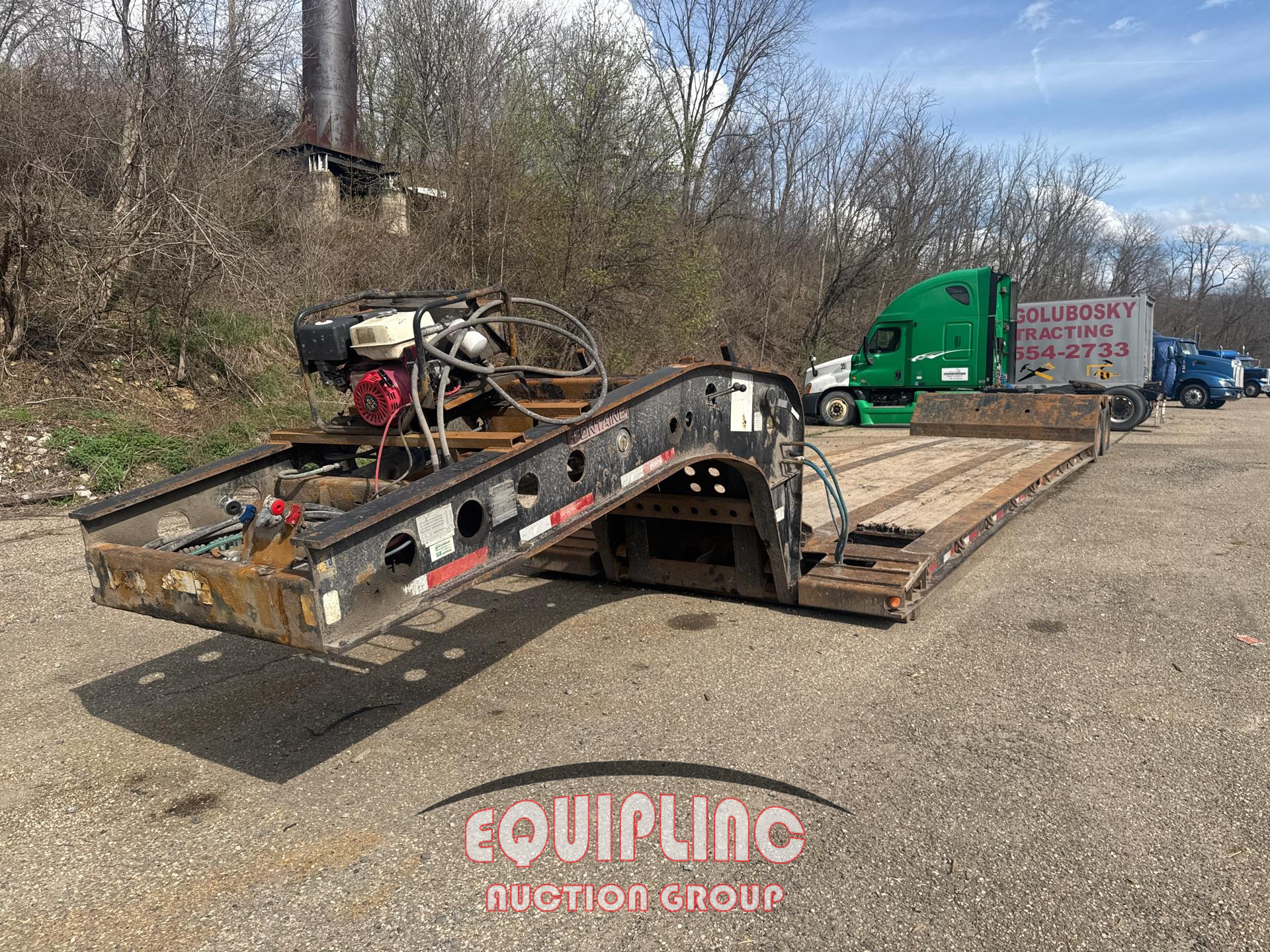2014 FONTAINE TRAILER CO. 50’ DBL DROP FLAT 