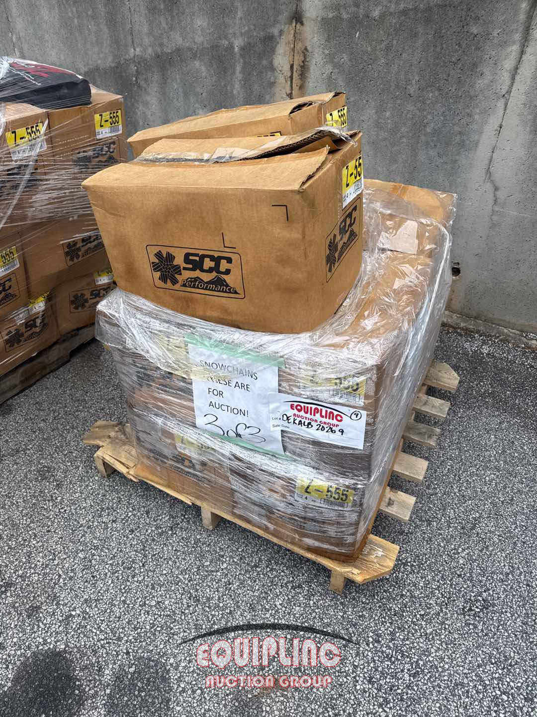 1950 SNOW CHAINS 3 PALLETS OF SNOW CHAINS