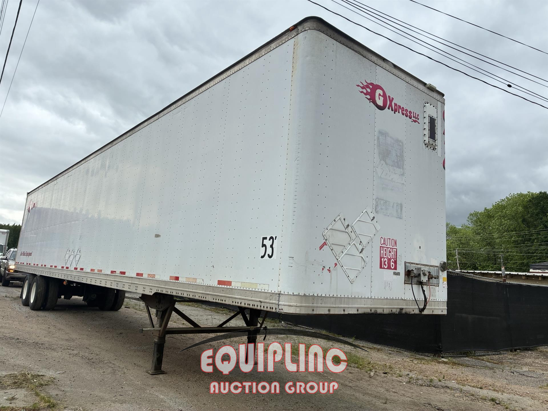 2005 Wabash 53FT T/A DRY VAN TRAILER