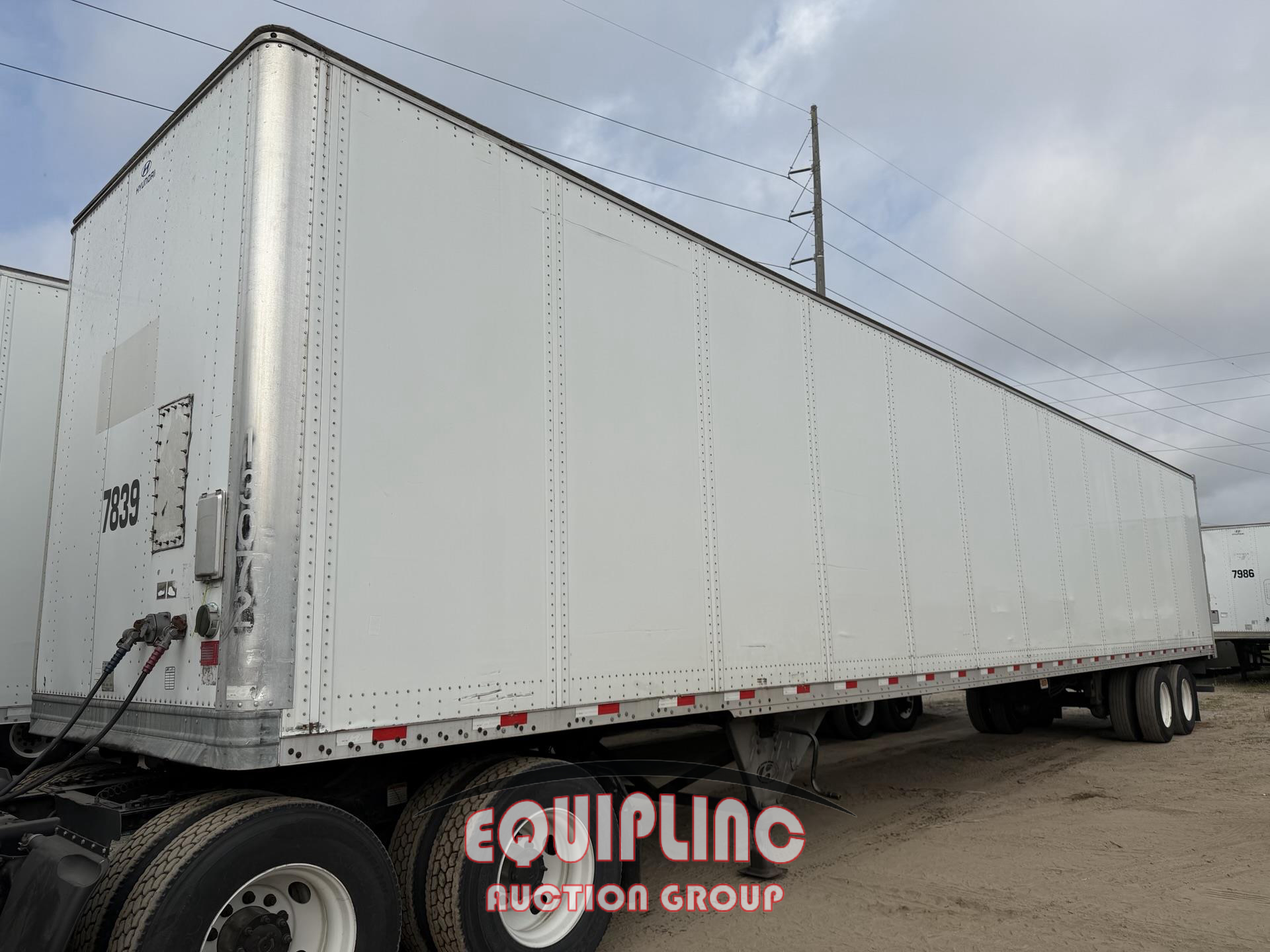 2012 Hyundai VC2530152-AJS T/A DRY VAN TRAI