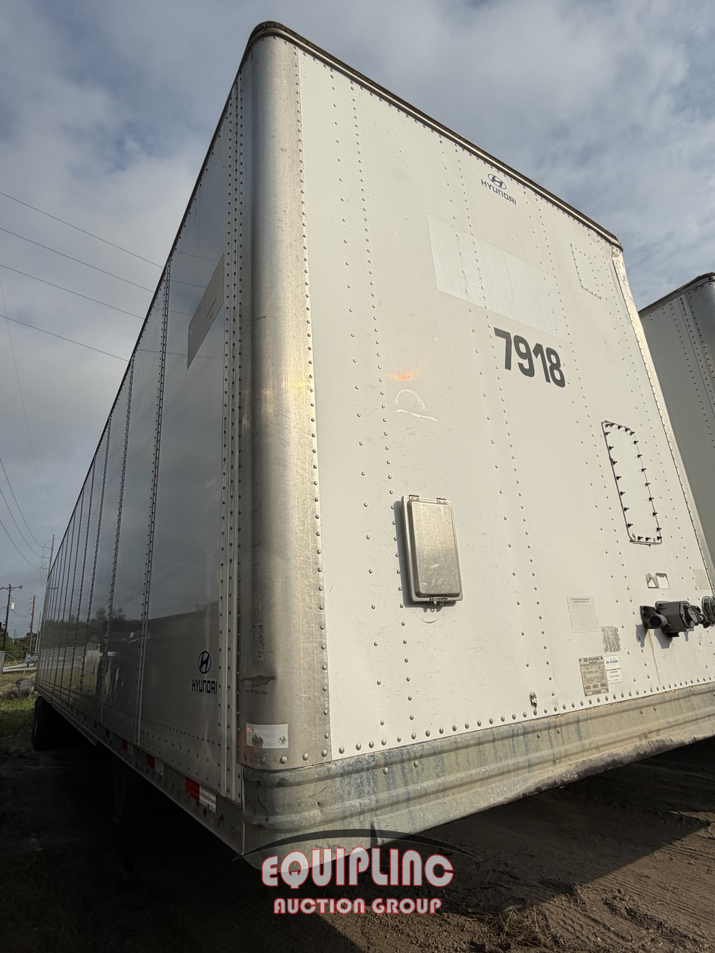 2012 Hyundai VC2530152-AJS T/A DRY VAN TRAI