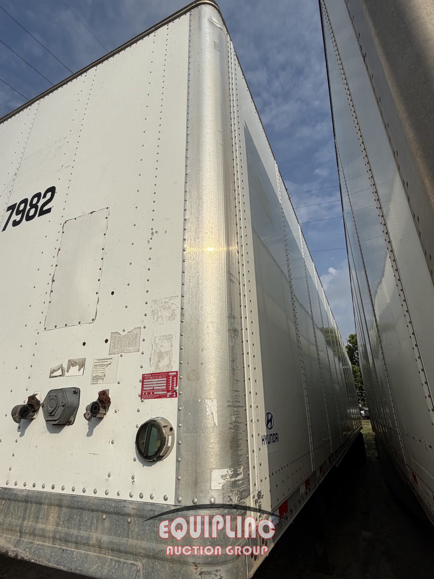2012 Hyundai VC2530152-AJS T/A DRY VAN TRAI