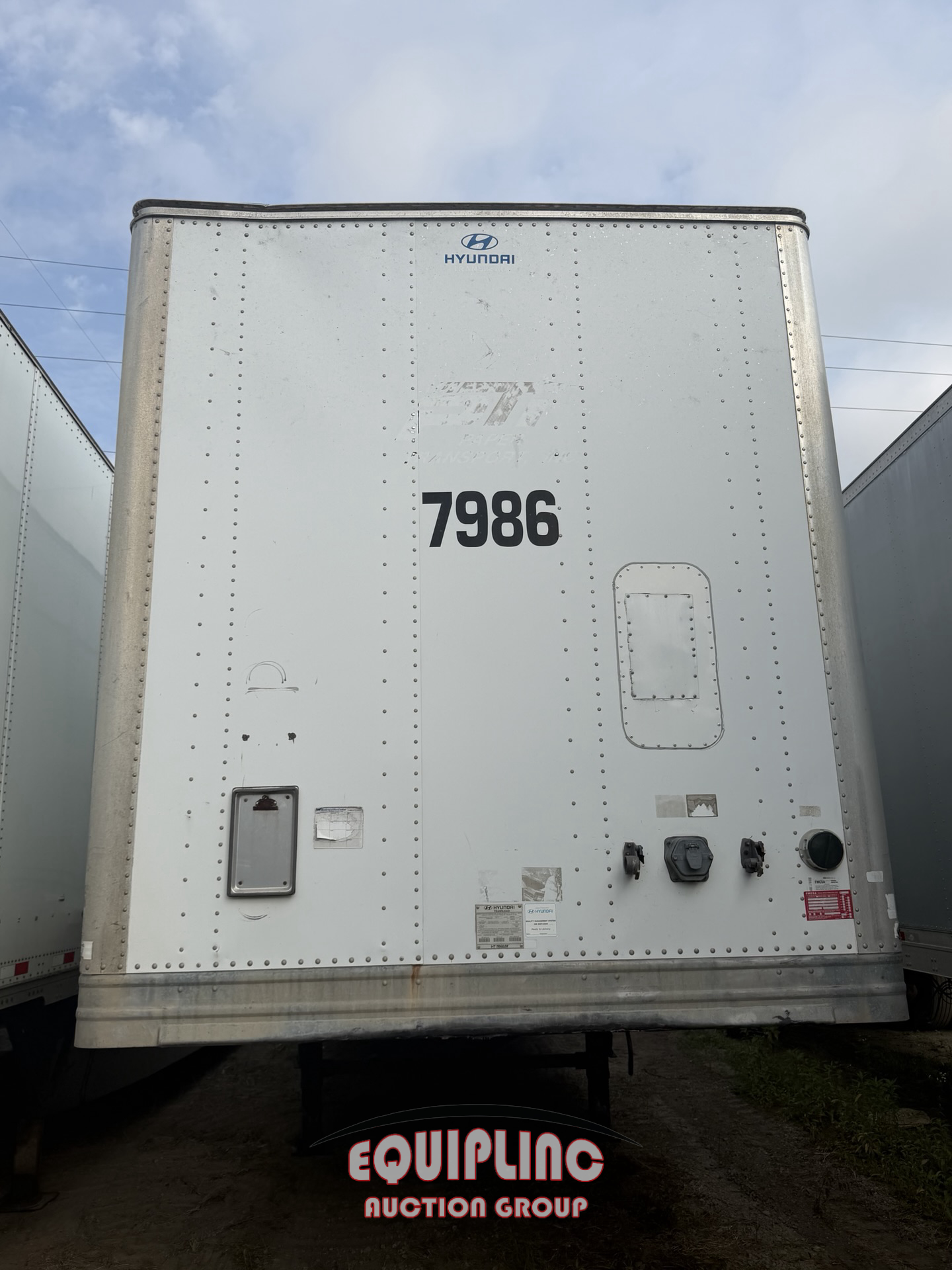 2012 Hyundai VC2530152-AJS T/A DRY VAN TRAI