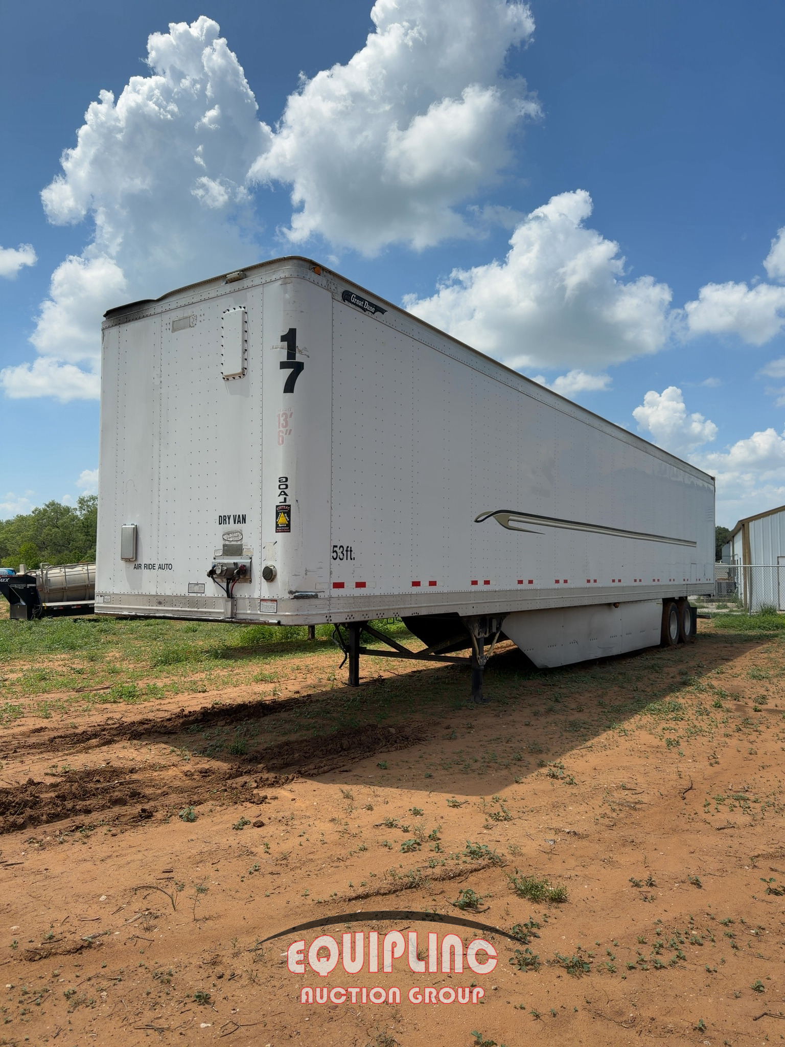 2012 Great Dane 53FT T/A DRY VAN TRAILER
