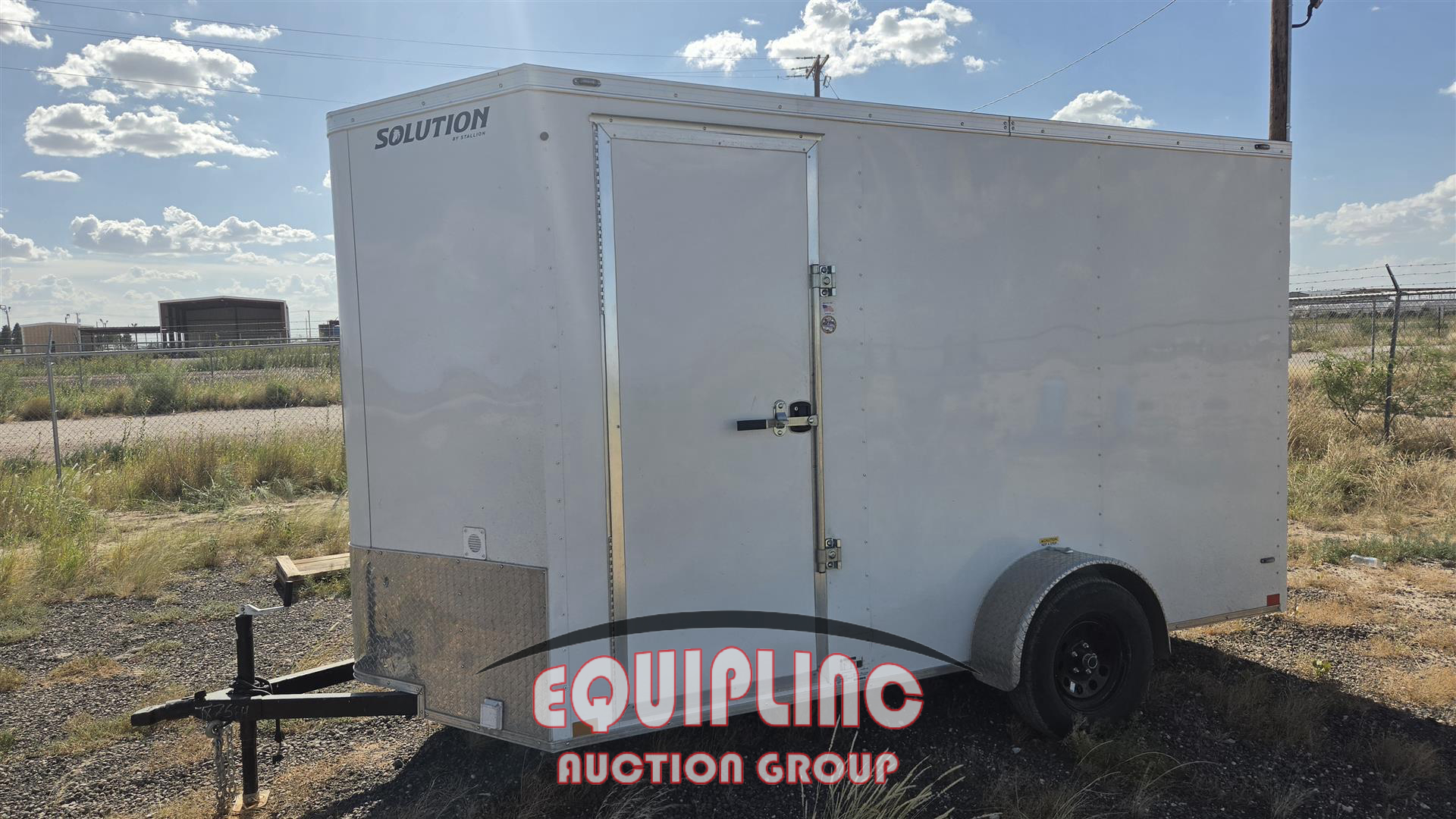 2025 STALLION TS612SA 12FT S/A ENCLOSED TRAI