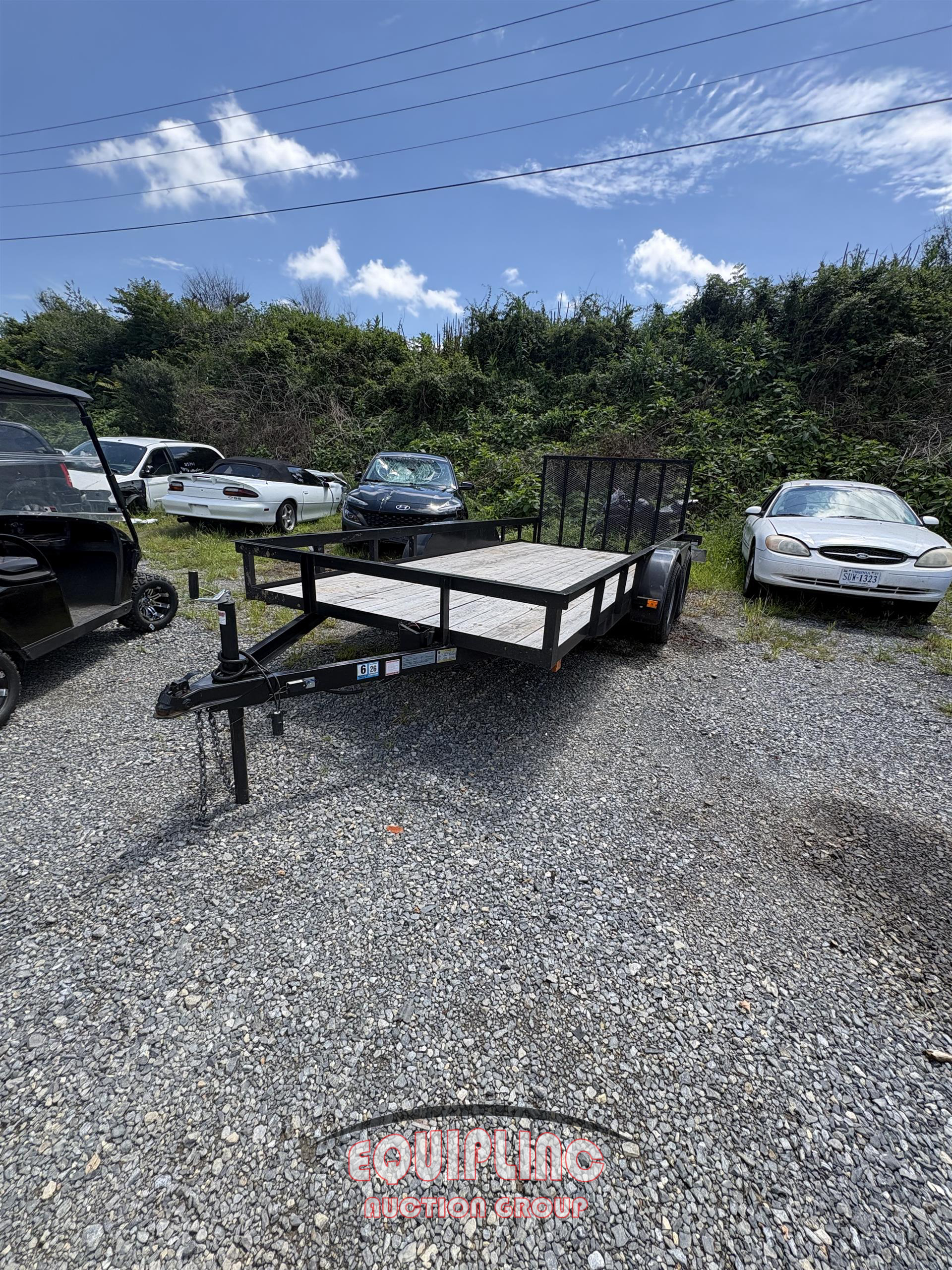 2026 P&T 77X16WT T/A 16FT UTILITY TRAIL