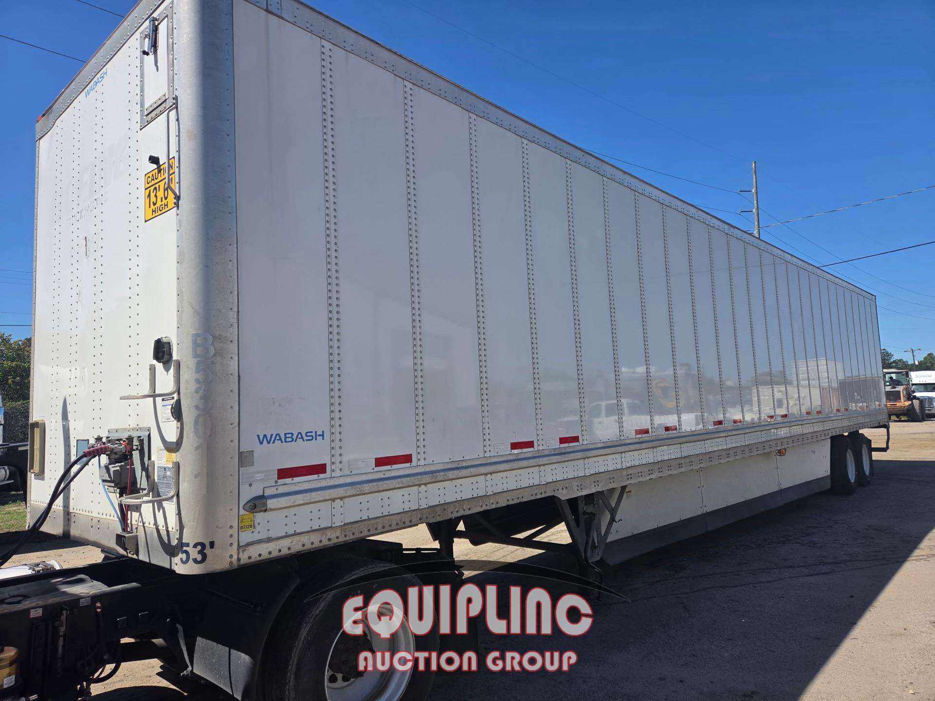 2023 Wabash DVCVHPC T/A 53FT DRY VAN TRAIL
