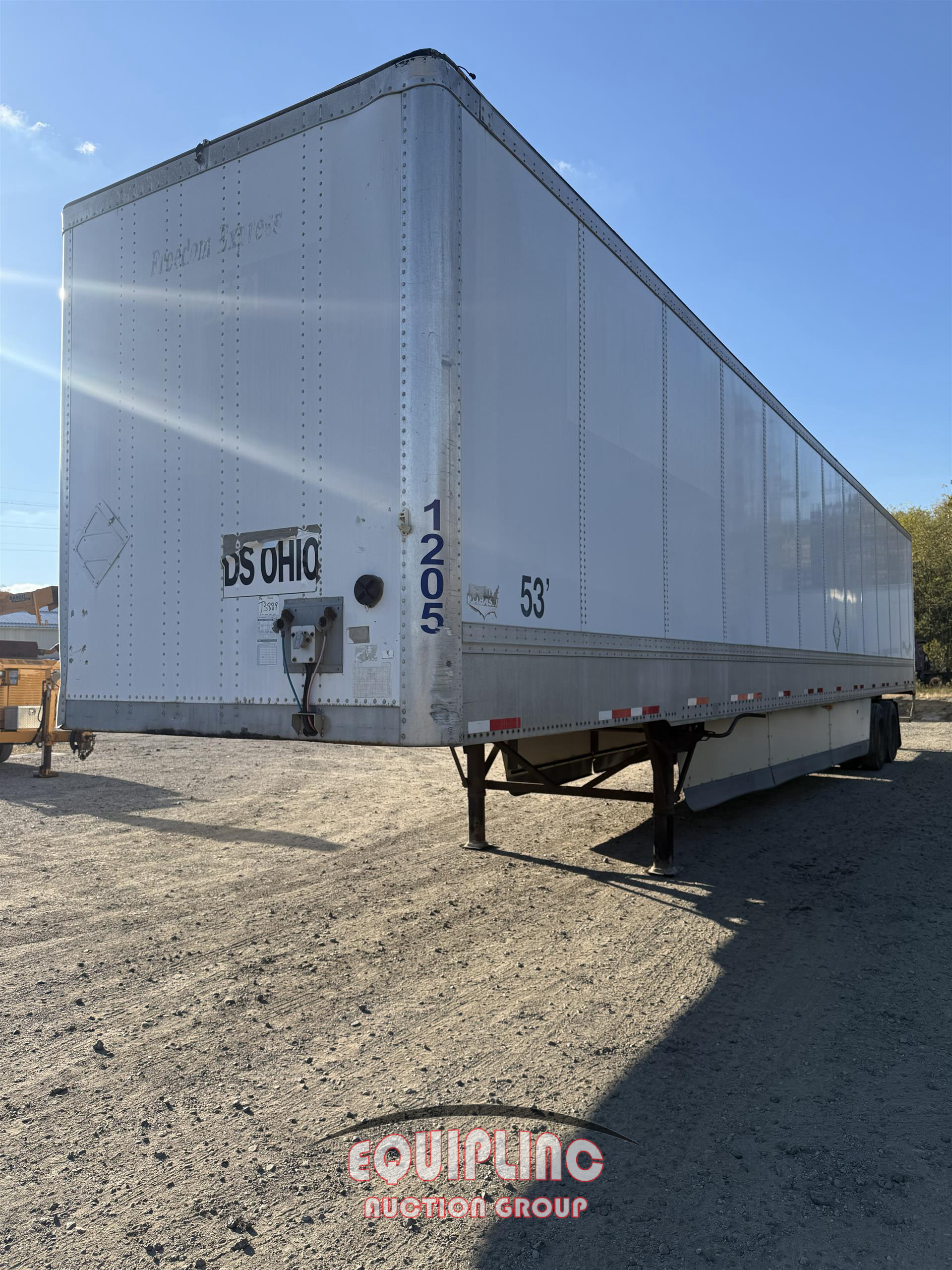 2012 Wabash DVHDHPC T/A 53FT DRY VAN TRAIL