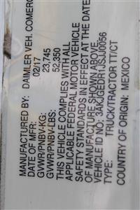 2018 Freightliner CA125-DC