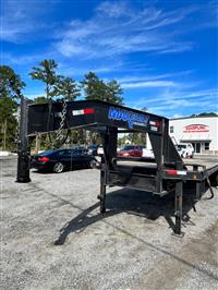 2023 MAX BUILT 102X30W Flatbed Gooseneck Trai