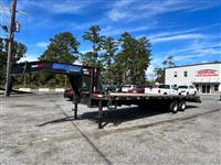 2023 MAX BUILT 102X30W Flatbed Gooseneck Trai