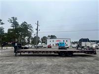 2025 CALIBER 35' FLATBED Gooseneck Trailer Full Ramps 