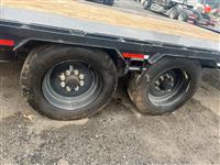 2025 CALIBER 35' FLATBED Gooseneck Trailer Full Ramps 