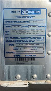 2022 Stoughton 53' DRYVAN