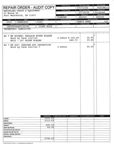 2022 Kenworth T680