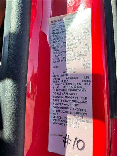 2020 Kenworth T880 TRI AXLE DUMP TRUCK