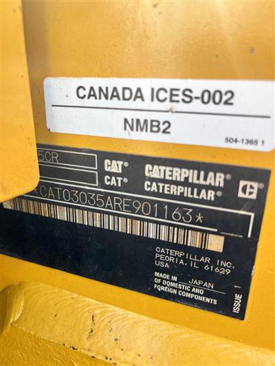 2022 Caterpillar 303.5 MINI EXCAVATOR