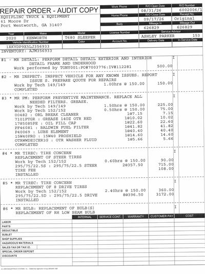2020 Kenworth T680