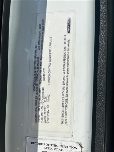 2019 Freightliner Cascadia