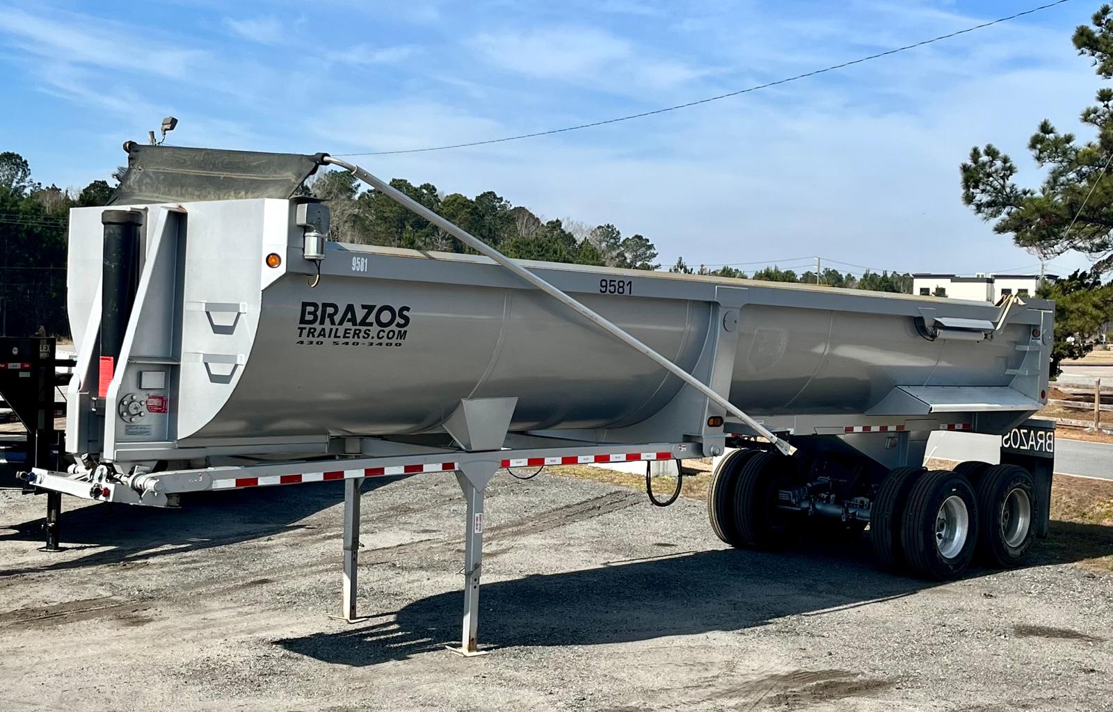 2024 BRAZOS 31' DUMP TRAILER