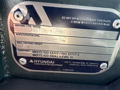 2025 Hyundai 60CR-9A