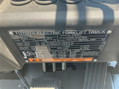 2022 TOYOTA 8FBE15U