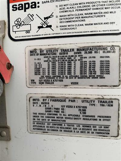 2019 Utility Dry Van