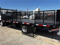 2025 PEAK FABRICATION 26ft Flatbed w/ Fold Down Side