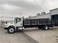 2025 PEAK FABRICATION 26ft Flatbed w/ Fold Down Side