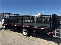 2025 PEAK FABRICATION 26ft Flatbed w/ Fold Down Side