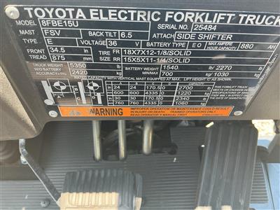 2022 Toyota 8FBE15U