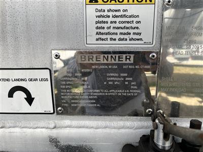 2013 BRENNER 8820 gallon