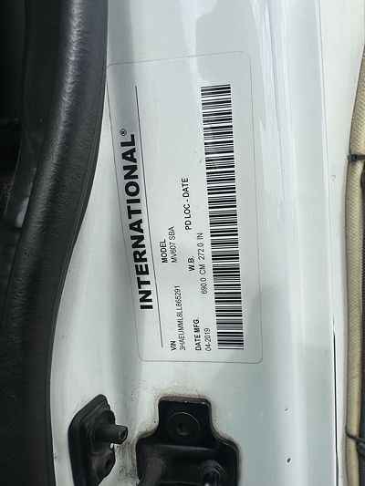 2020 International MV607