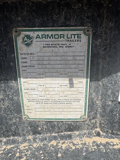 2025 ARMOR LITE SBD-40 AR