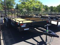 New 2018 Sure-Trac 7 x 16 Steel High Side, 7k Tan for Sale