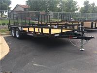 New 2019 Sure-Trac 7 X 18 Tube Top Utility, 10K T for Sale